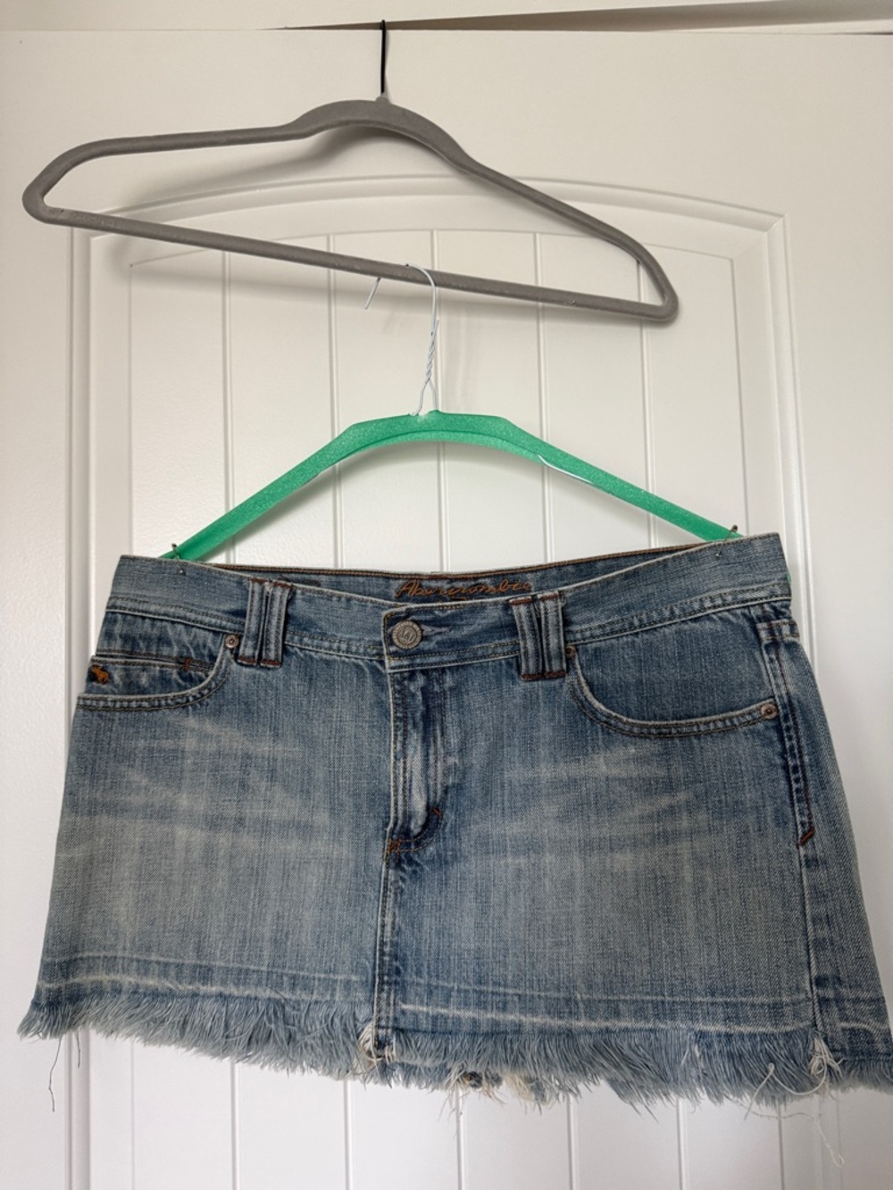 Abercrombie & Fitch Light Blue Denim Skirt